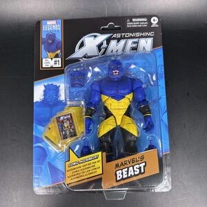 Astonishing X-Men Marvel Legends Series Beast 6-Inch Action Figure In hand